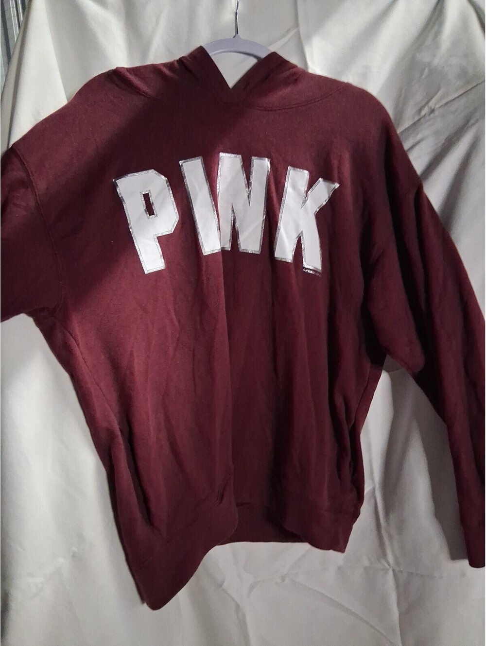 Victoria's Secret Pink Hoodie Size Large Logo K2